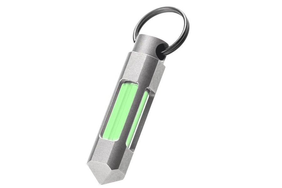 Glow Rhino Glow Rhino Steel Glow Fob Green Tritium